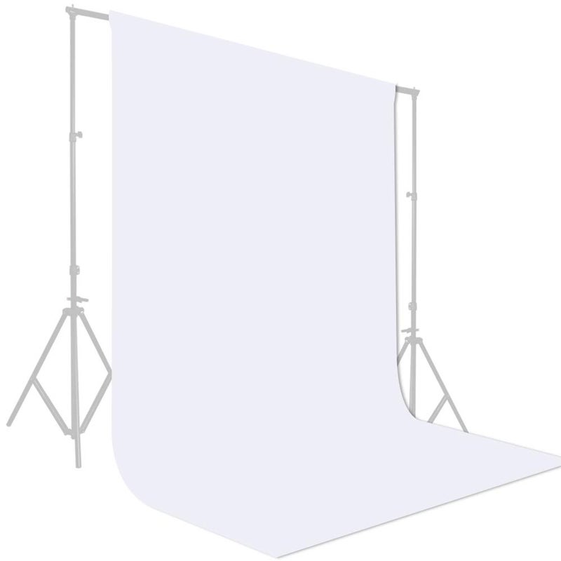 GFCC 10ftx10ft White Backdrop Background for Photography White Photo Booth Backdrop for Photoshoot Photography Background Screen Video Recording Parties Curtain - Image 5